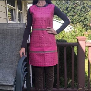 Leather Feraud dress